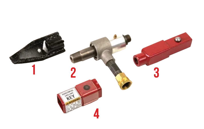 Little Beaver driveway boring kit numbered parts diagram
