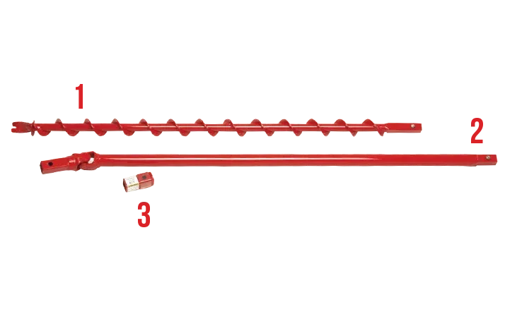 Little Beaver horizontal boring kit numbered parts diagram